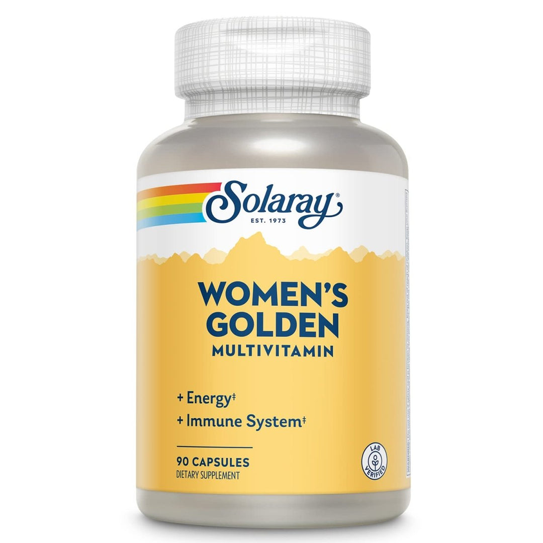 SOLARAY Women's Golden Multi - Vita - min Capsules, 90 Count - The Oasis of Health
