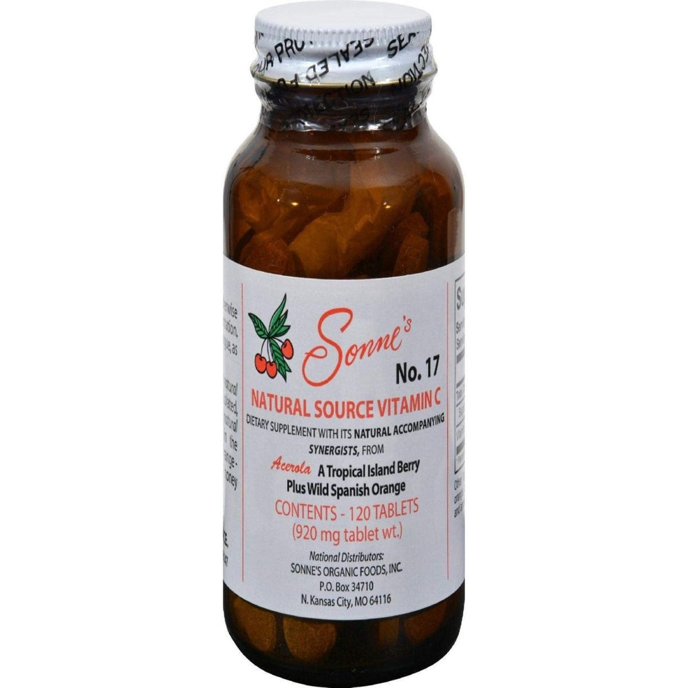 Sonne's - Natural Source Vitamin C 17 - 120 Tablets - The Oasis of Health
