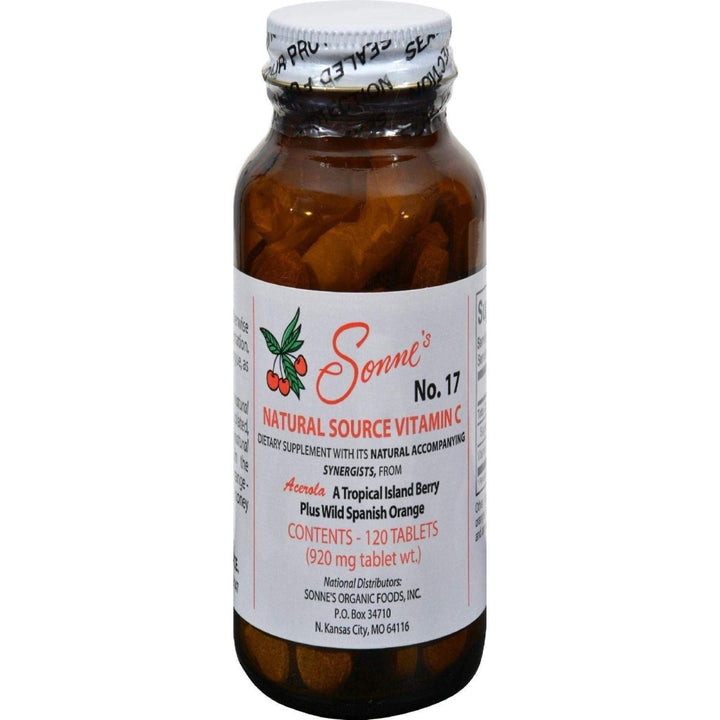 Sonne's - Natural Source Vitamin C 17 - 120 Tablets - The Oasis of Health