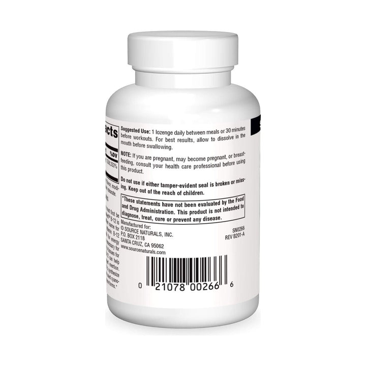 Source Naturals - Dibencozide Coenzymated B12 Sublingual - 120 Tablets - The Oasis of Health