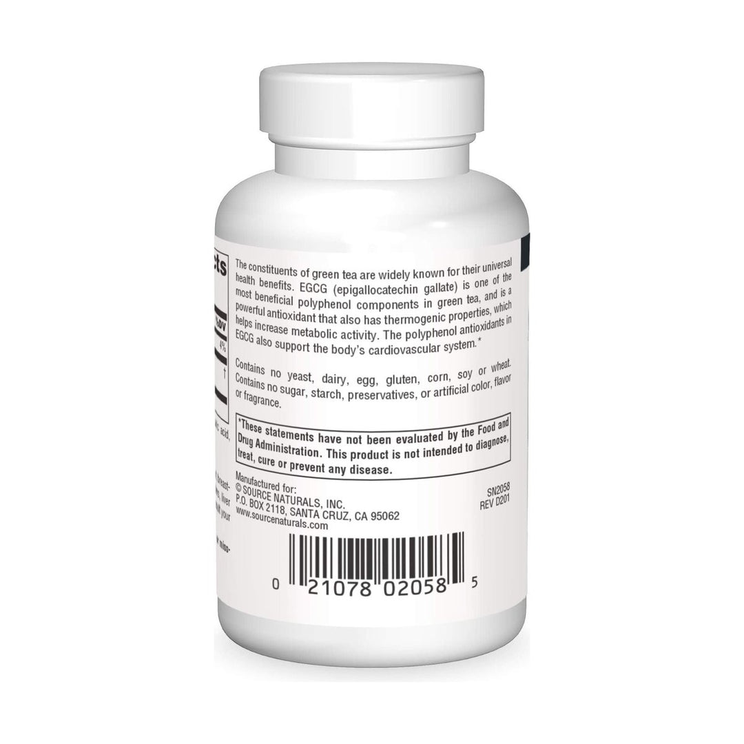 Source Naturals - EGCG 350 mg. - 60 Tablets - The Oasis of Health