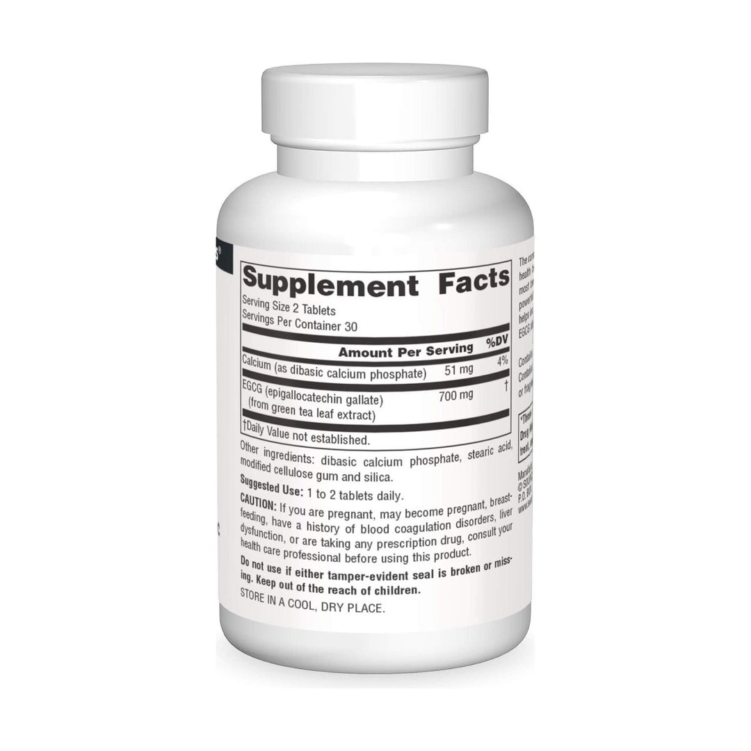 Source Naturals - EGCG 350 mg. - 60 Tablets - The Oasis of Health