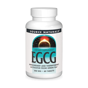 Source Naturals - EGCG 350 mg. - 60 Tablets - The Oasis of Health