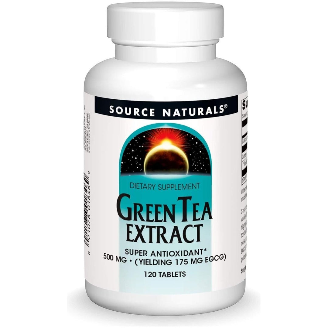 Source Naturals - Green Tea Extract 500 mg. - 120 Tablets - The Oasis of Health