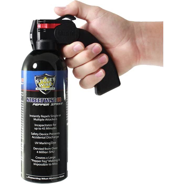 Streetwise 18 Pepper Spray 16oz. Pistol Grip - SW16PG18 - The Oasis of Health