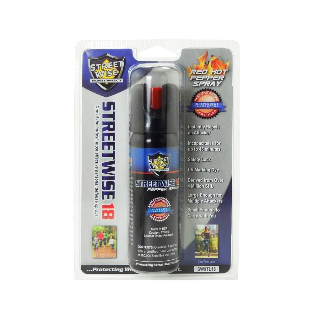 Streetwise 23 Pepper Spray 4oz. Twist Lock - SW11TL18 - The Oasis of Health