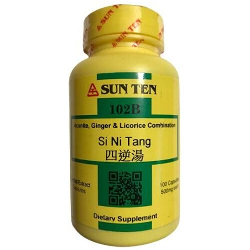 Sun Ten - Aconite, Ginger & Licorice Combination Capsules/Si Ni Tang/四逆湯 - The Oasis of Health