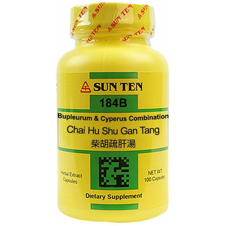 Sun Ten - Bupleurum & Cyperus Combination Capsules/Chai Hu Shu Gan Tang/柴胡疏肝湯 - The Oasis of Health