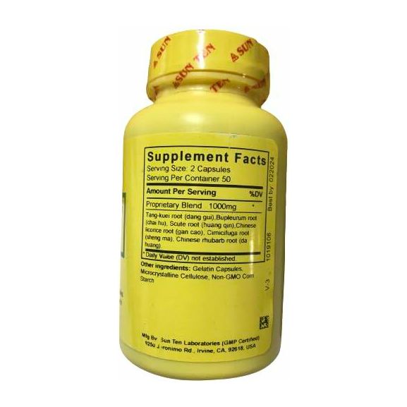 Sun Ten - Cimicifuga Combination Capsules/Yi Zi Tang/乙字湯 - The Oasis of Health