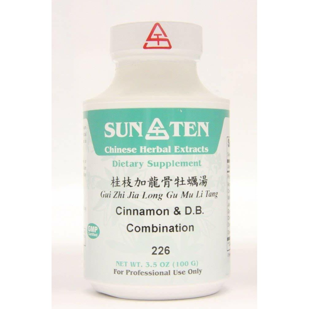 Sun Ten - Cinnamon & Dragon Bone COMBINA GUI Zhi Jia Long Gu Mu Li Tang Concentrated Granules 100g 226 by Baicao - The Oasis of Health