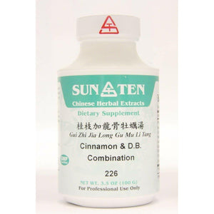 Sun Ten - Cinnamon & Dragon Bone COMBINA GUI Zhi Jia Long Gu Mu Li Tang Concentrated Granules 100g 226 by Baicao - The Oasis of Health