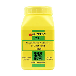 Sun Ten - Citrus & PINELLIA Combination Er Chen Tang 238 Concentrated Granules 100g by Baicao by SUN TEN Baicao - The Oasis of Health