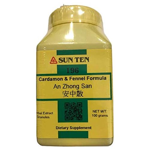 Sun Ten - Fennel & CARDAMON Formula an Zhong San 196 Concentrated Granules 100g by Baicao - The Oasis of Health