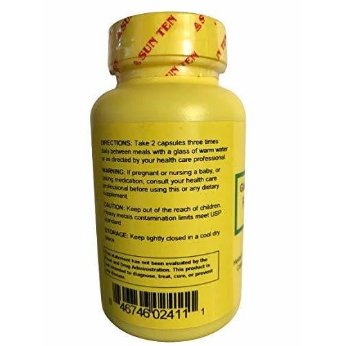 Sun Ten - Ginseng and Mentha Formula Capsules (Ren Shen Bai Du San) - The Oasis of Health