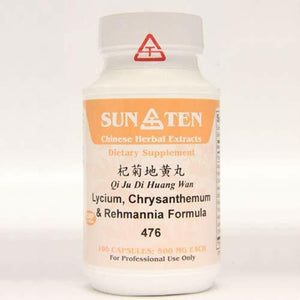 Sun Ten - Lycium, Chrysanthemum & Rehmannia Formula Capsules/Qi Ju Di Huang Wan/杞菊地黃丸 - The Oasis of Health