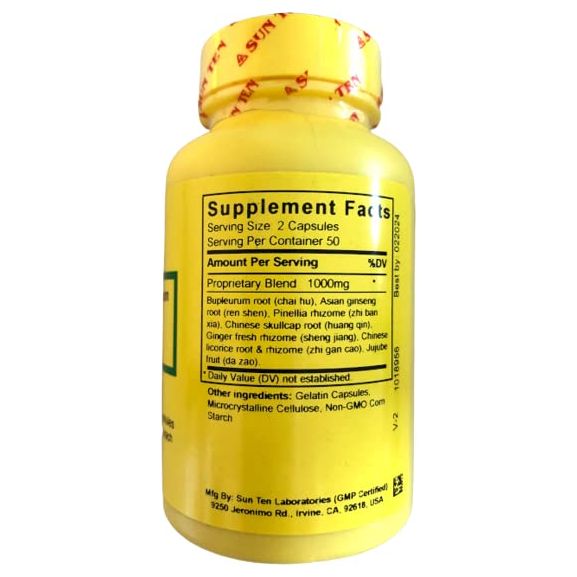 Sun Ten Minor Bupleurum Combination, 564B, Xiao Chai Hu Tang, 100 Capsules - The Oasis of Health