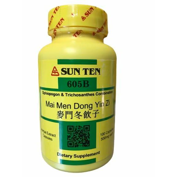 Sun Ten - Ophiopogon & Trichosanthes Combination Capsules/Mai Men Dong Yin Zi/麥門冬飲子 - The Oasis of Health