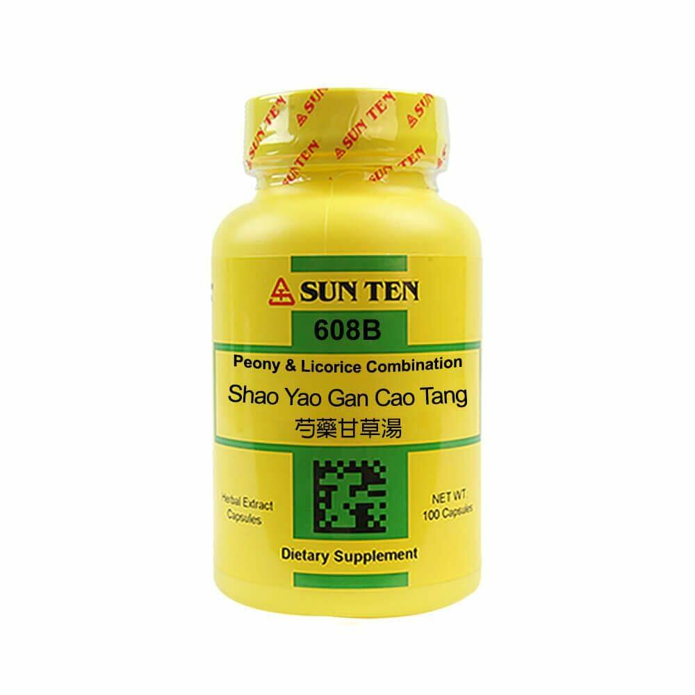 Sun Ten - Peony & Licorice Combination Capsules / Shao Yao Gan Cao Tang / 芍藥甘草湯 - The Oasis of Health