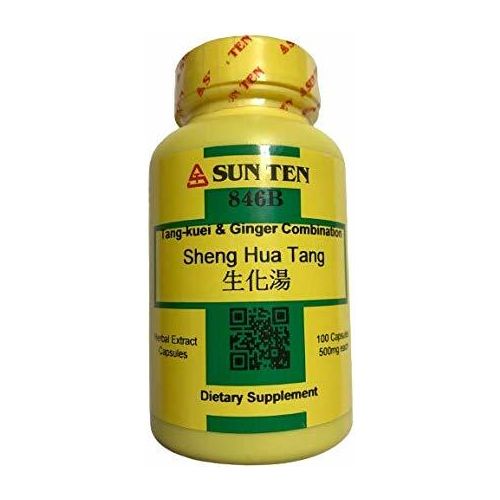 Sun Ten - Tang - kuei & Ginger Combination Capsules/Sheng Hua Tang/生化湯 - The Oasis of Health