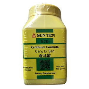 Sun Ten - Xanthium Formula Cang Er San 970 Concentrated Granules 100g by Baicao - The Oasis of Health