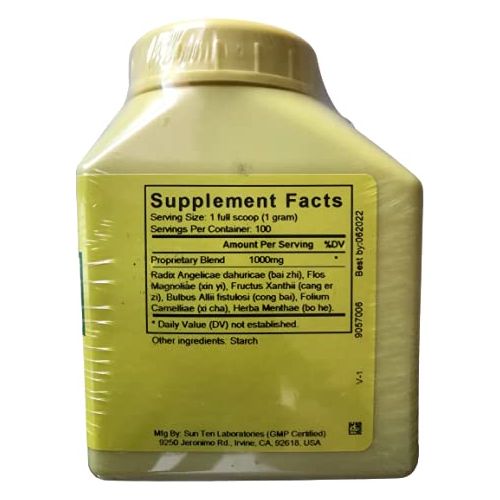 Sun Ten - Xanthium Formula Cang Er San 970 Concentrated Granules 100g by Baicao - The Oasis of Health