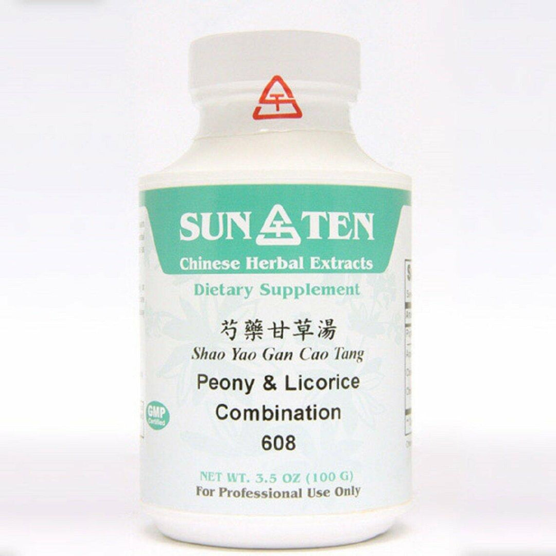 SunTen Peony & Licorice Combination 608 Granules (shao yao gan cao Tang) - The Oasis of Health