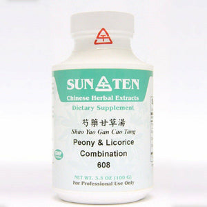 SunTen Peony & Licorice Combination 608 Granules (shao yao gan cao Tang) - The Oasis of Health