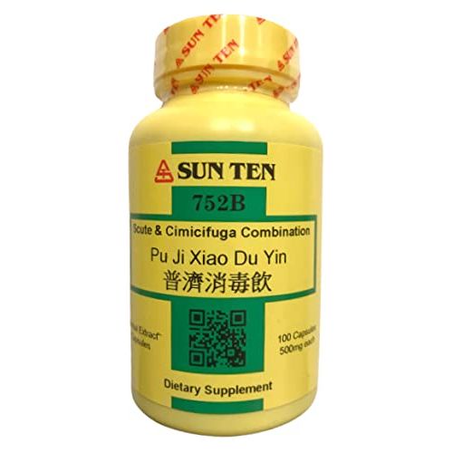 Sunten - Scute & Cimicifuga Combination Capsules/Pu Ji Xiao Du Yin/????? - The Oasis of Health