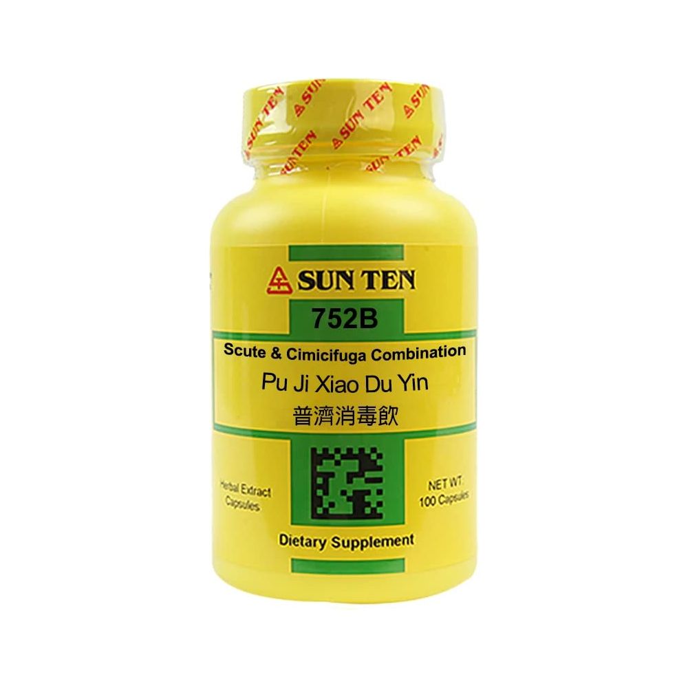 Sunten - Scute & Cimicifuga Combination Capsules/Pu Ji Xiao Du Yin/????? - The Oasis of Health