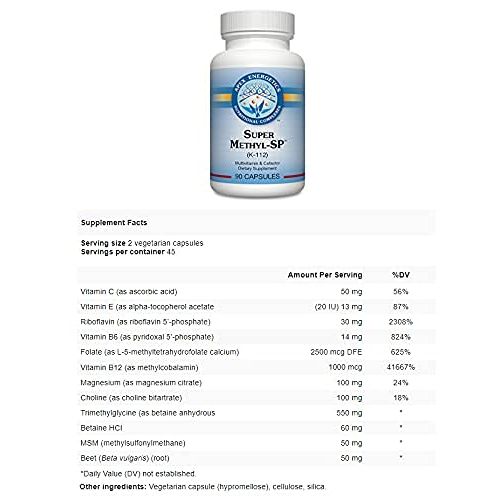 Super Methyl - SP (K - 112), Apex Energetics, 90 Capsules - The Oasis of Health