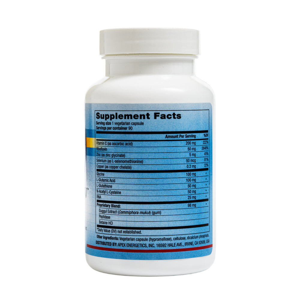 Apex Energetics Catecostim (K92) - 90 capsules - Supplement Facts panel
