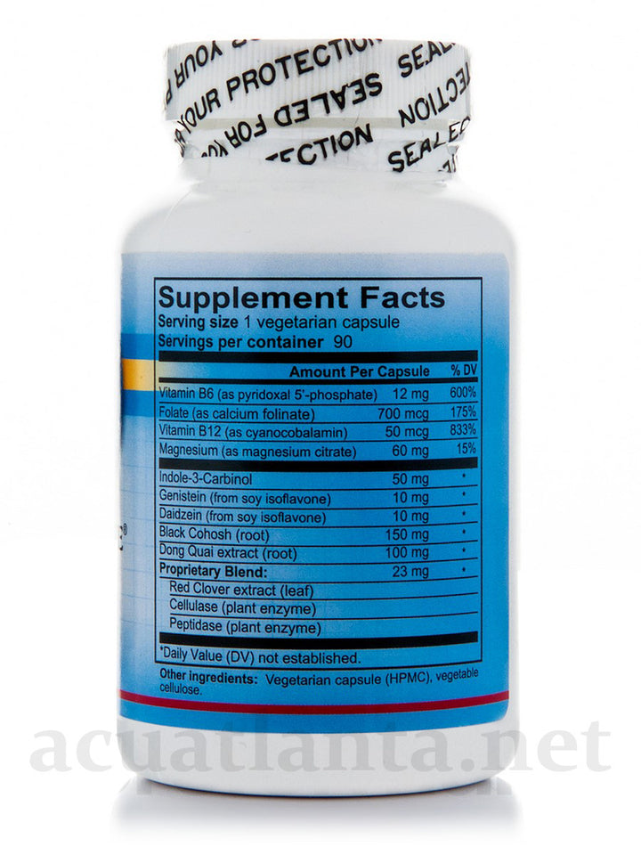 Apex Energetics K-5 Estrovite (90 Caps) - Supplement Facts panel