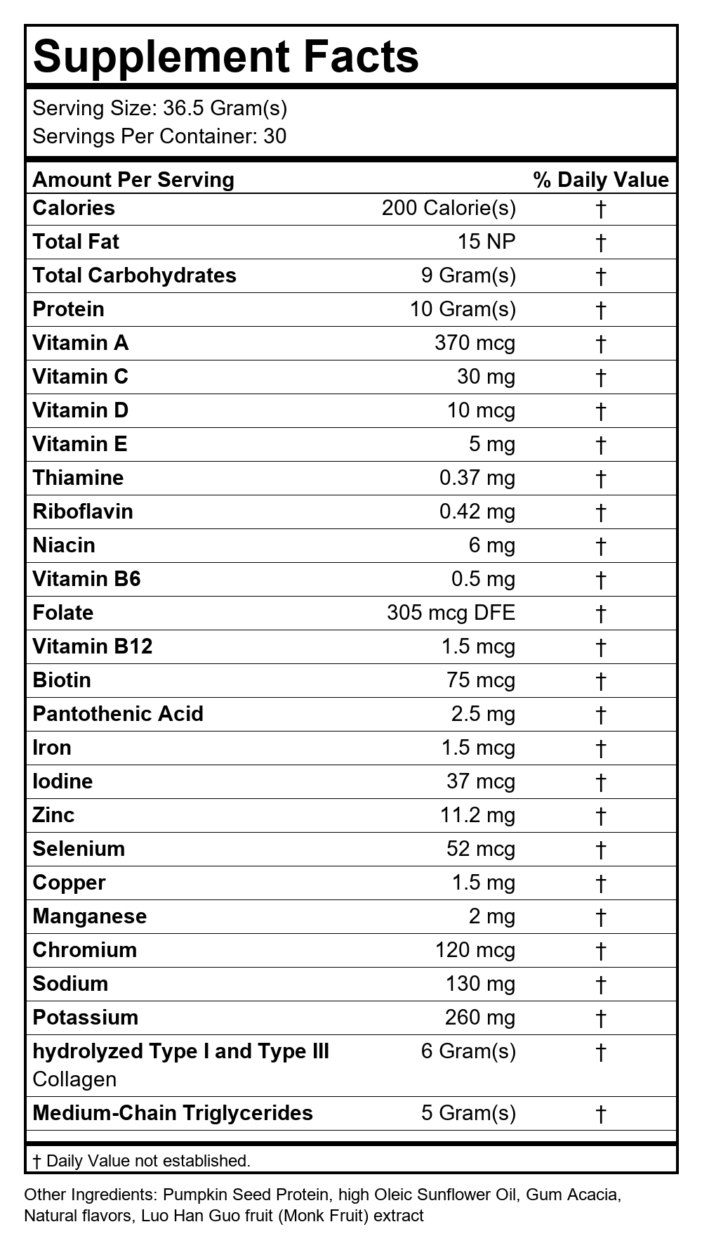 Supplement Facts