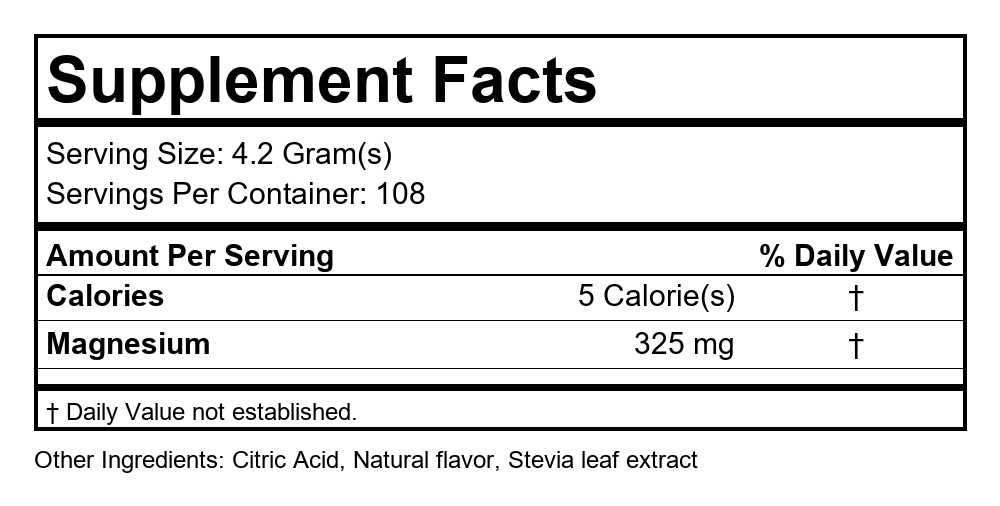 Supplement Facts
