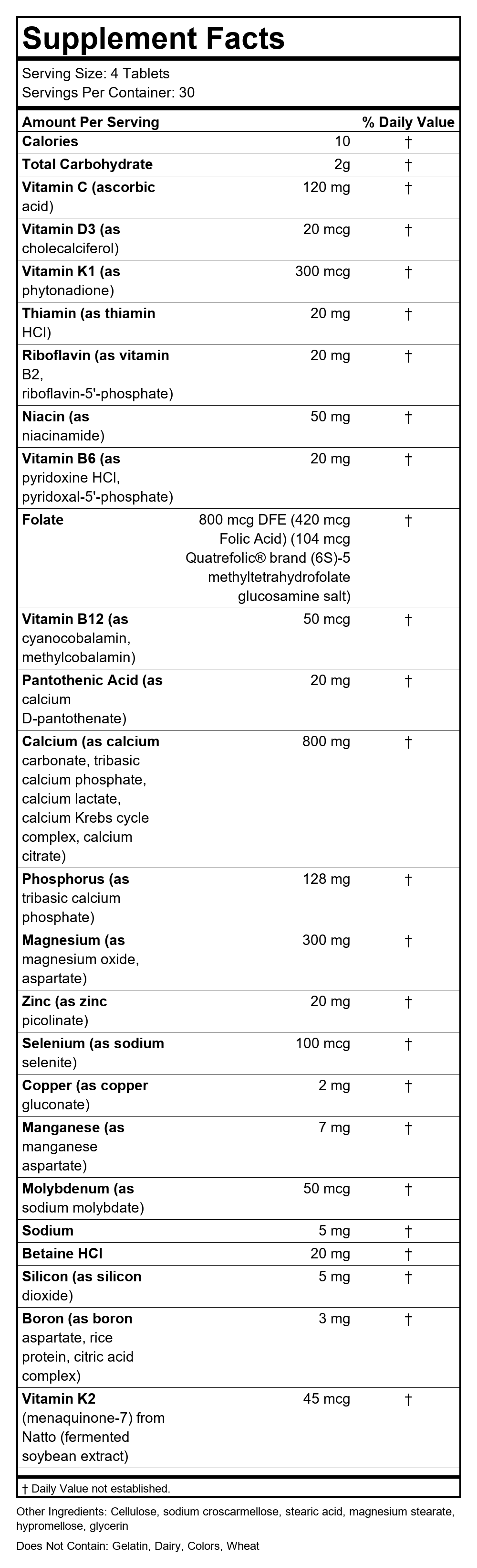 Supplement Facts