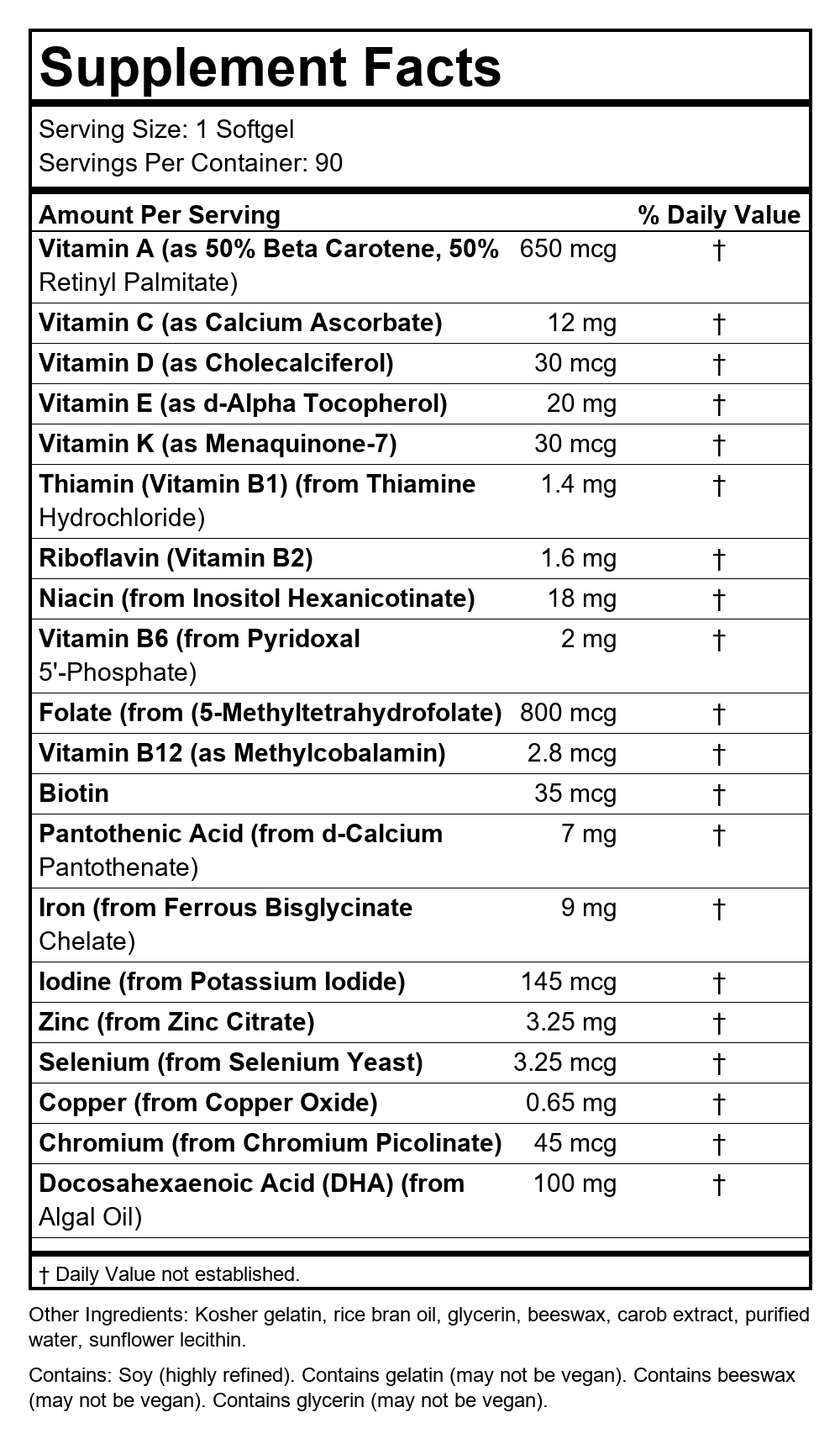 Supplement Facts