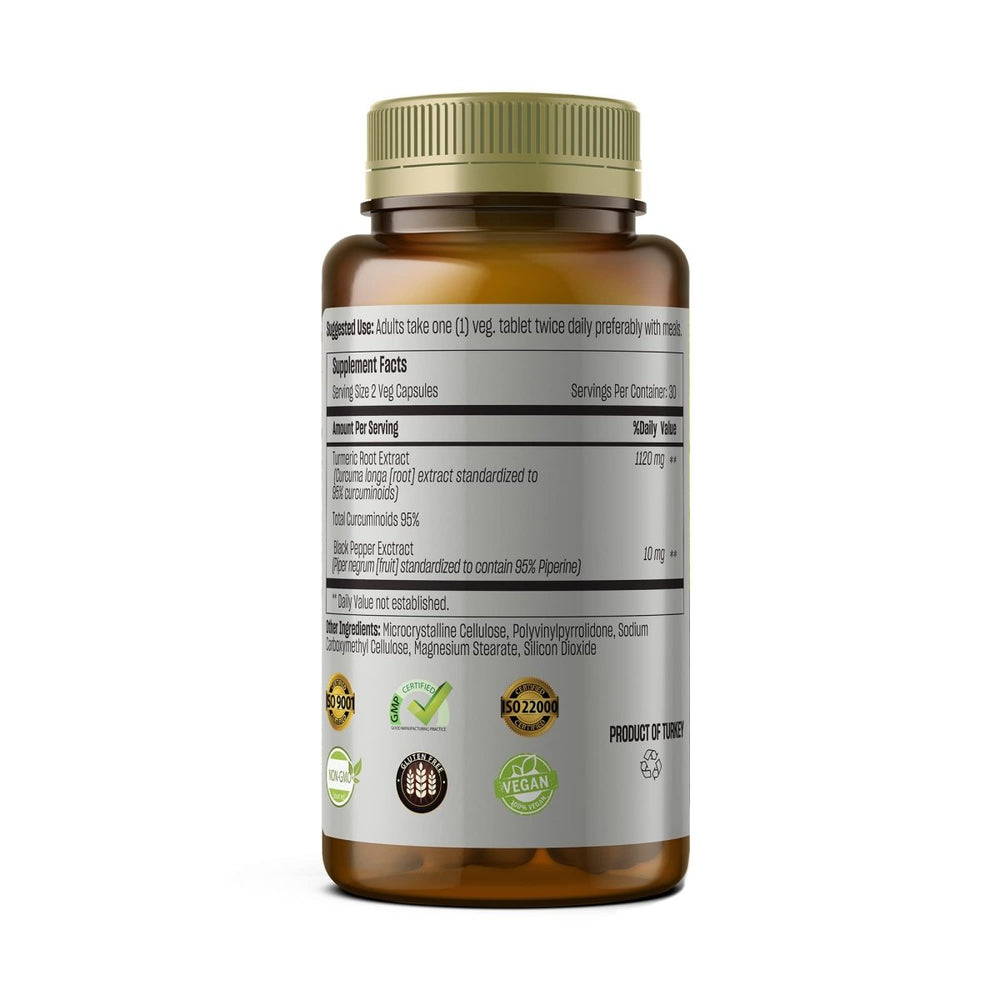 Talya Turmeric Curcumin 60 Tablets - TL0111 - The Oasis of Health