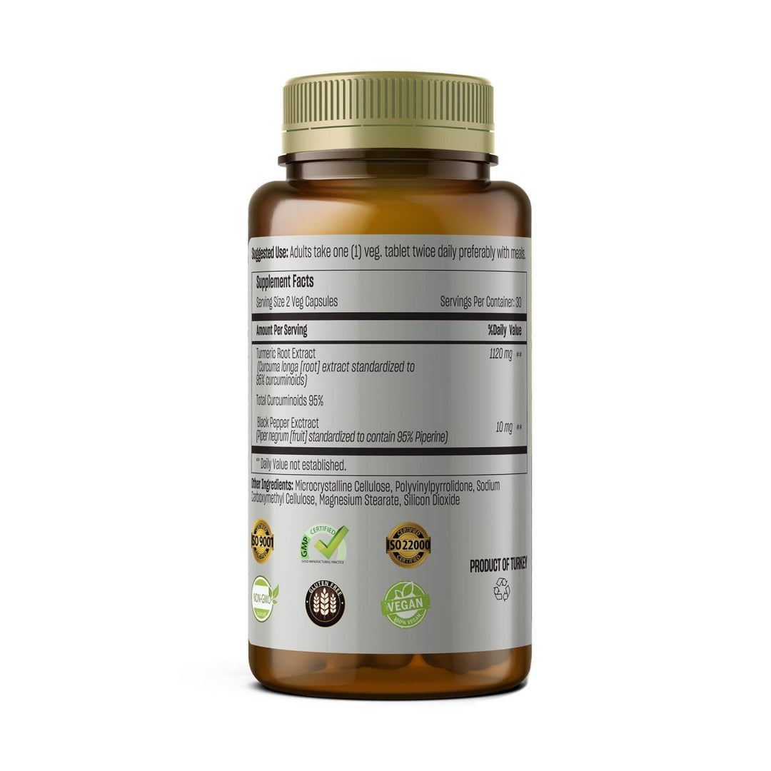 Talya Turmeric Curcumin 60 Tablets - TL0111 - The Oasis of Health