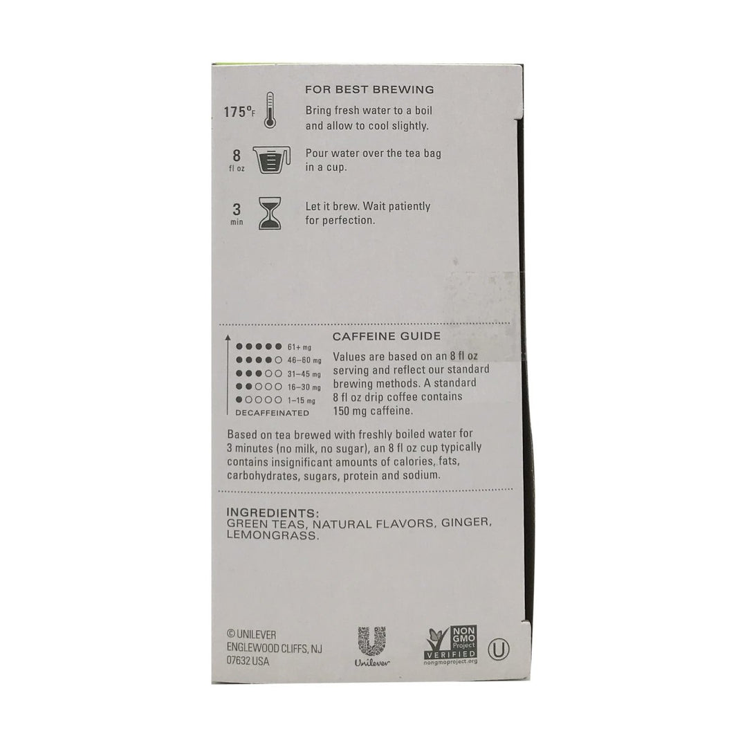 Tazo - Green Tea Green Ginger - 20 Tea Bags - The Oasis of Health