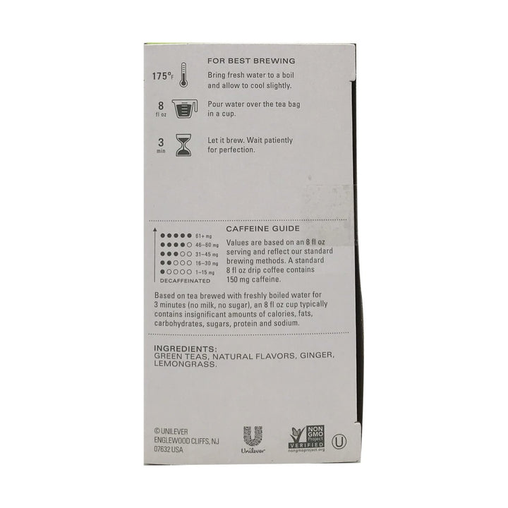 Tazo - Green Tea Green Ginger - 20 Tea Bags - The Oasis of Health