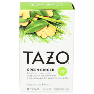 Tazo - Green Tea Green Ginger - 20 Tea Bags - The Oasis of Health