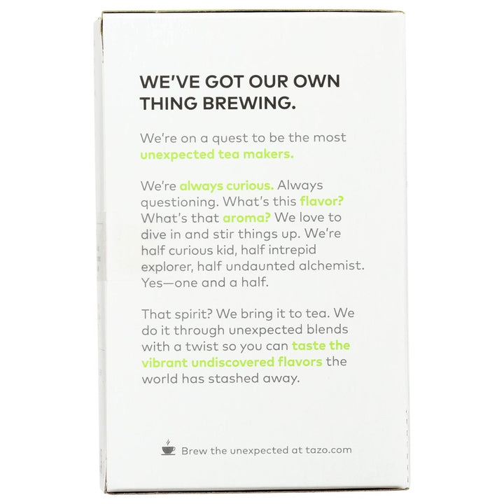 Tazo - Green Tea Green Ginger - 20 Tea Bags - The Oasis of Health