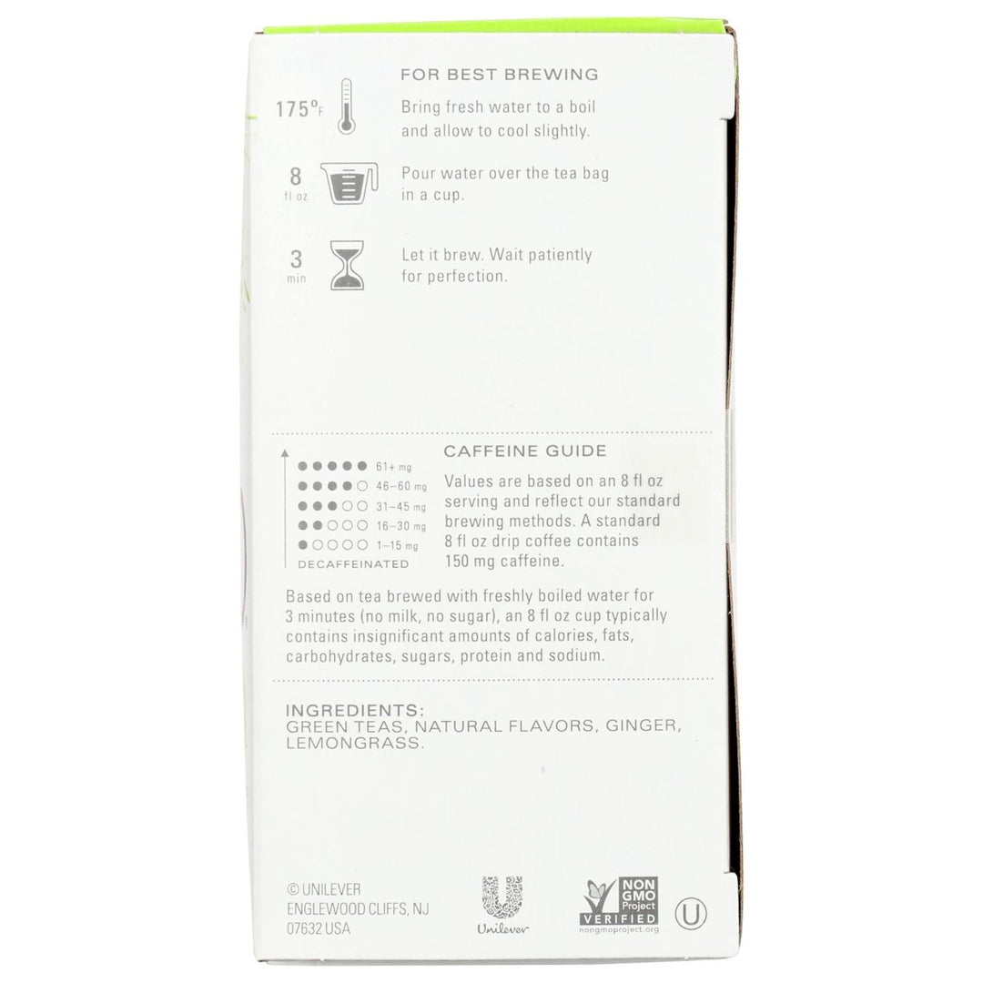 Tazo - Green Tea Green Ginger - 20 Tea Bags - The Oasis of Health