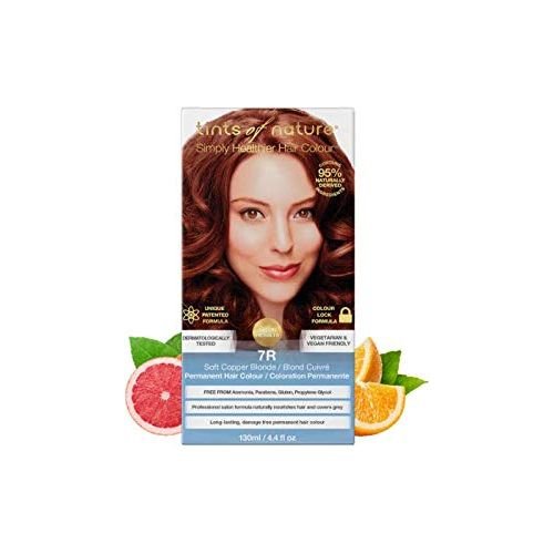 Tints Of Nature - Conditioning Permanent Hair Color 7R Soft Copper Blonde - 4.4 fl. oz. - The Oasis of Health