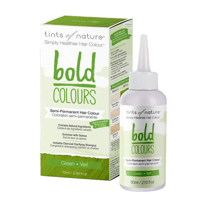 Tints Of Nature - Semi - Permanent Hair Color Bold Green - 2.46 fl. oz. - The Oasis of Health