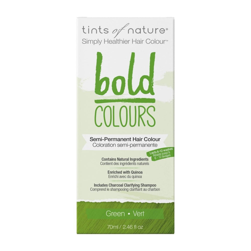 Tints Of Nature - Semi - Permanent Hair Color Bold Green - 2.46 fl. oz. - The Oasis of Health