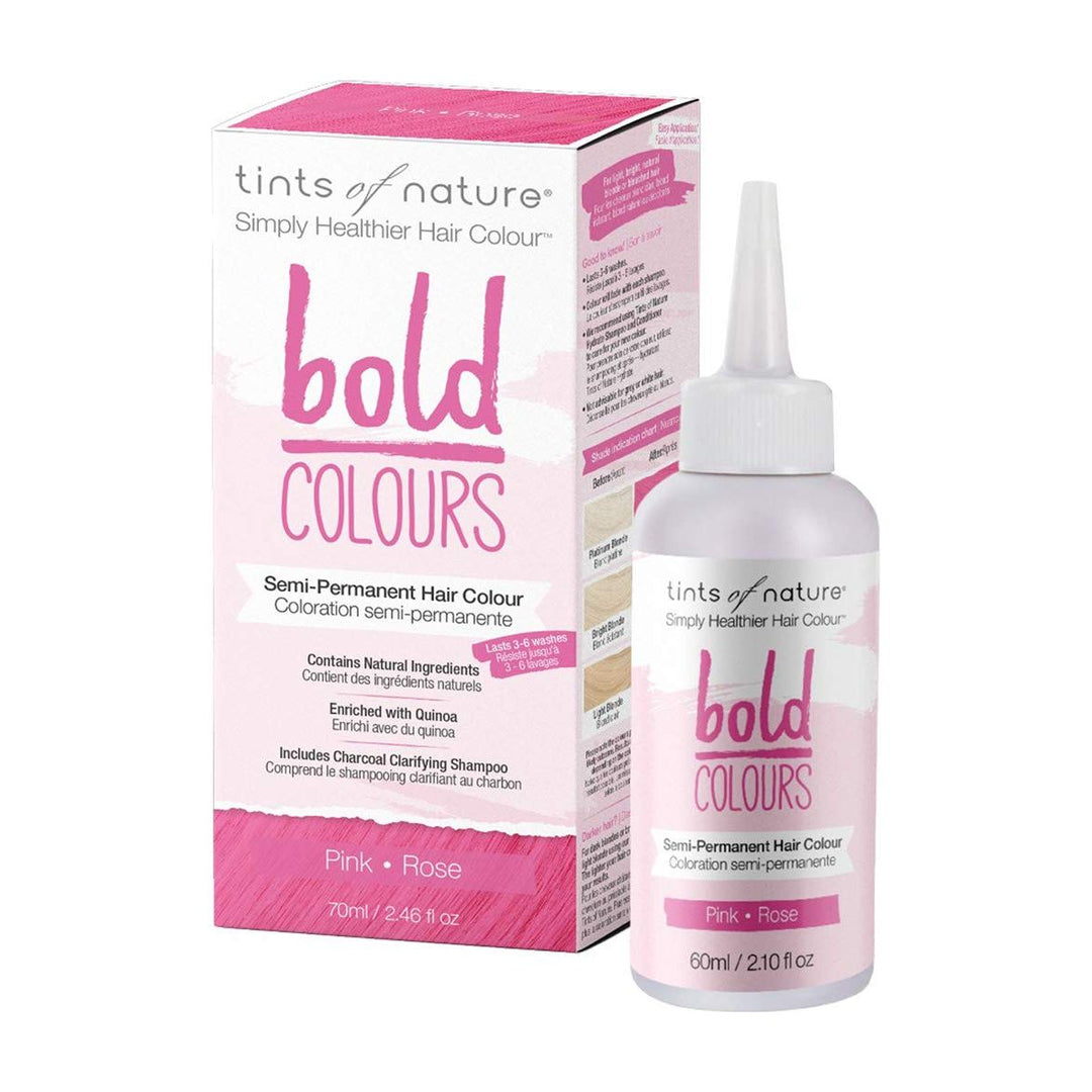 Tints Of Nature - Semi - Permanent Hair Color Bold Pink - 2.46 fl. oz. - The Oasis of Health