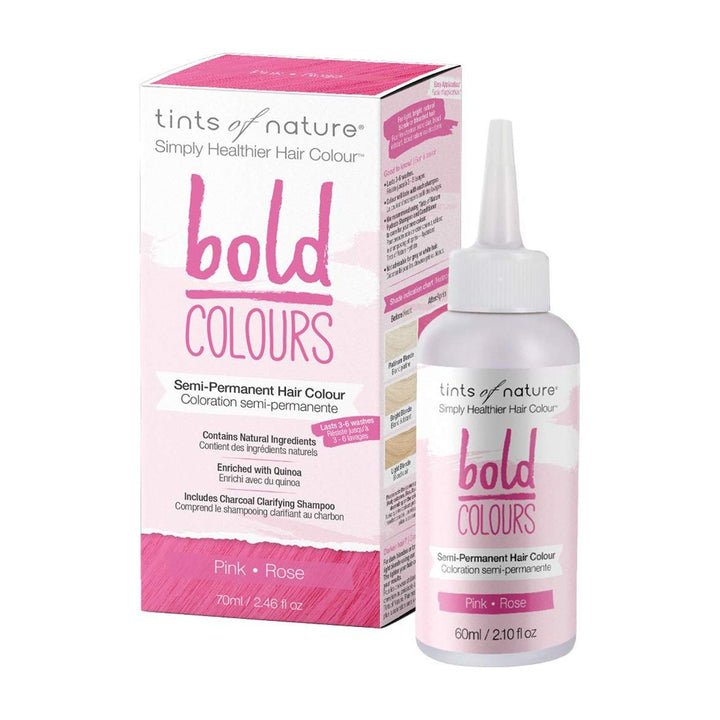 Tints Of Nature - Semi - Permanent Hair Color Bold Pink - 2.46 fl. oz. - The Oasis of Health