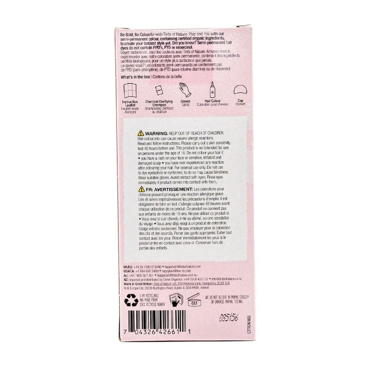 Tints Of Nature - Semi - Permanent Hair Color Bold Pink - 2.46 fl. oz. - The Oasis of Health