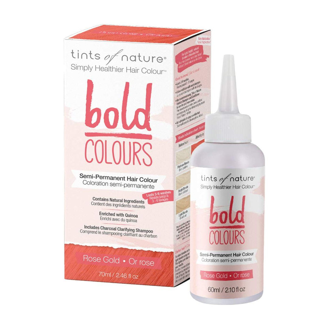 Tints Of Nature - Semi - Permanent Hair Color Bold Rose Gold - 2.46 fl. oz. - The Oasis of Health